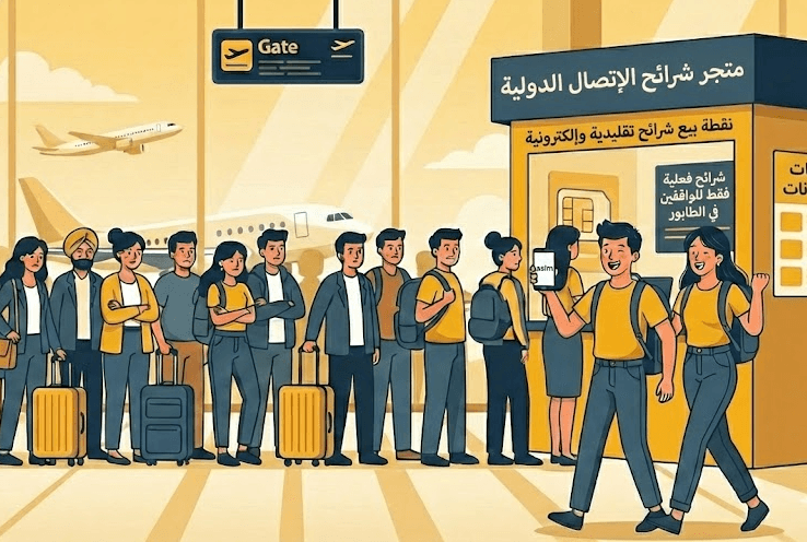 مسافر ينتظر